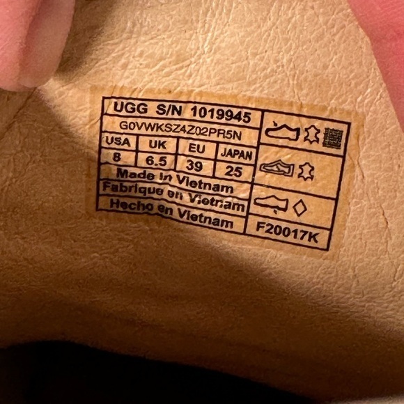 UGG Jaida‎ Glitter Gold Women's Sneakers- Sz 8 - Picture 8 of 10